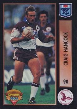 1994 Dynamic Rugby League Series 1 #90 Craig Hancock Front
